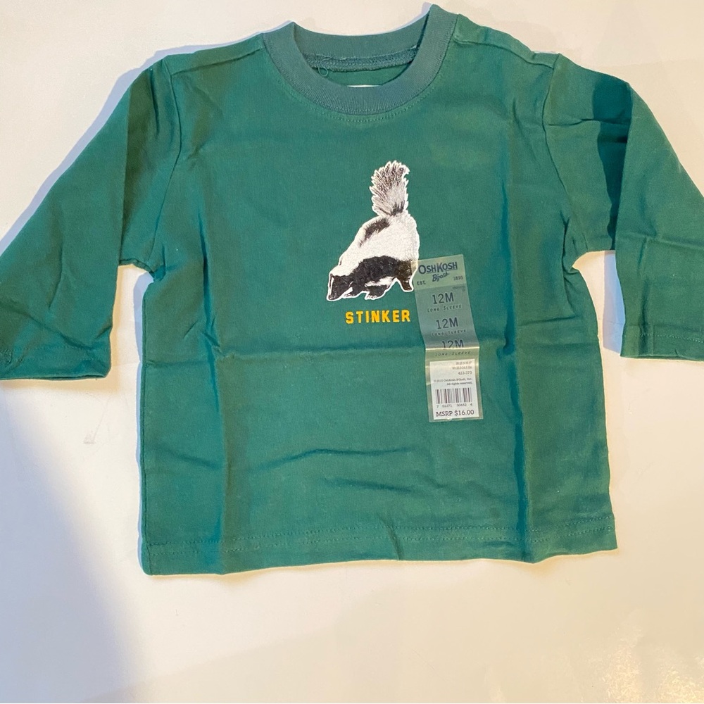 NWT Boy’s OshKosh Long Sleeve Graphic Tee